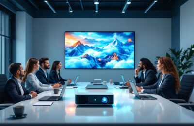 Les avantages d’utiliser un vidéoprojecteur bureautique portable dans vos réunions professionnelles