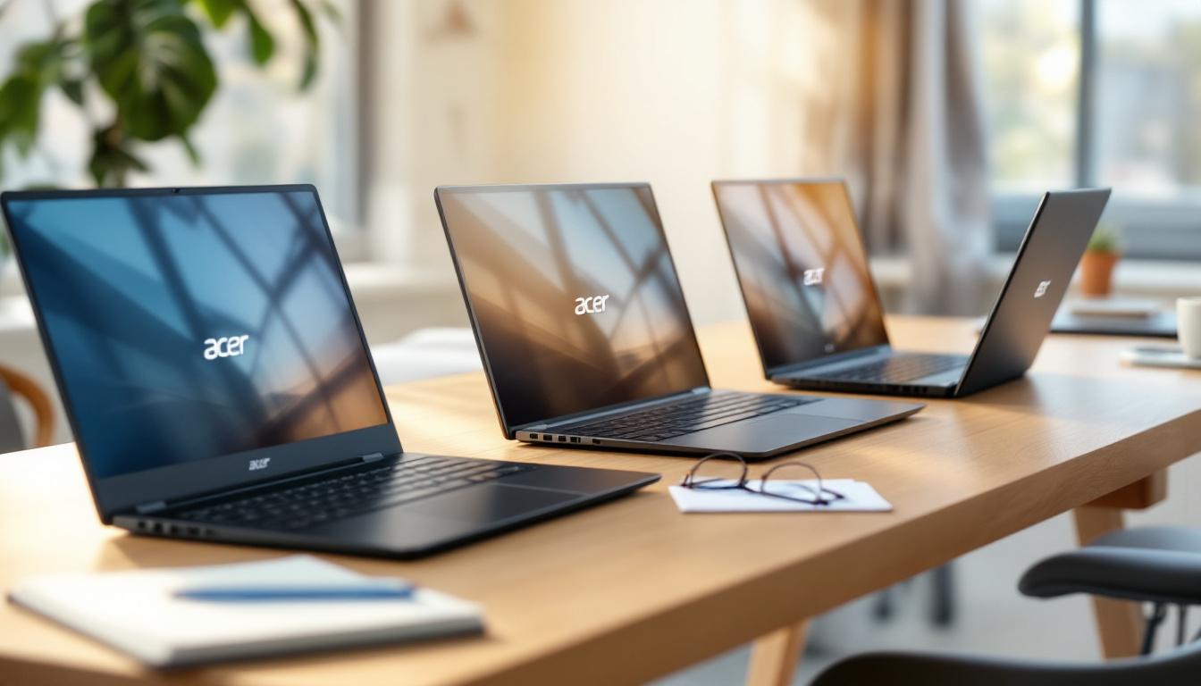 découvrez le top 5 des pc portables acer spécialement conçus pour la bureautique, idéaux pour les étudiants alliant performance, légèreté et prix abordable.