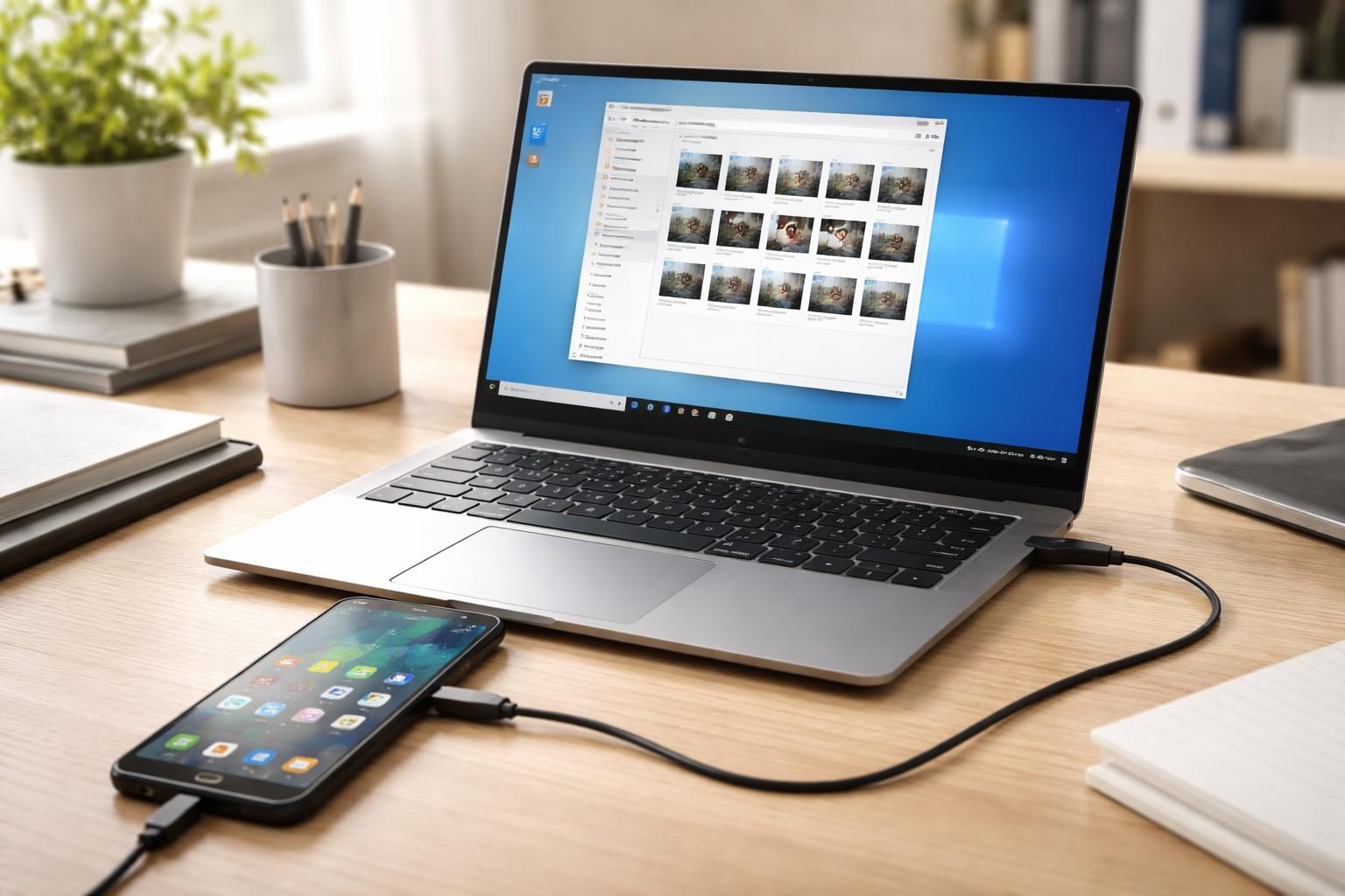 découvrez comment transférer facilement vos photos d'un téléphone android vers un pc windows 10 grâce à des méthodes simples et rapides adaptées à tous les utilisateurs.