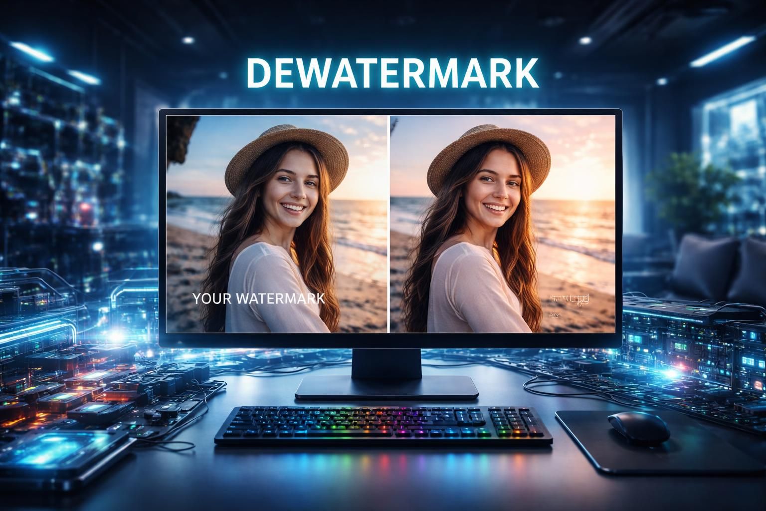 découvrez comment la technique dewatermark révolutionne le traitement audiovisuel en améliorant la qualité et la clarté des contenus multimédias.