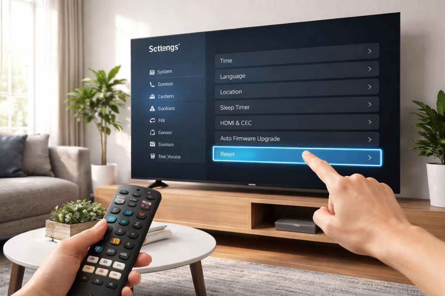 découvrez comment réinitialiser facilement votre tv hisense grâce à notre guide étape par étape, pour résoudre rapidement les problèmes et optimiser les performances de votre téléviseur.